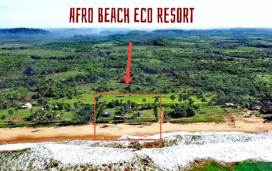 Afro Beach Eco Resort Butre Exteriör bild